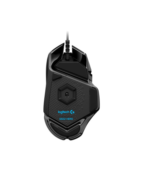 MOUSE USB OPTICAL G502 HERO/BLACK 910-005471 LOGITECH