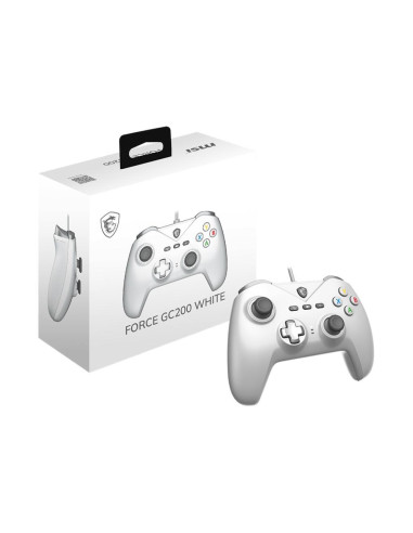 GAMEPAD WIRED FORCE WHITE/FORCE GC200 WHITE MSI
