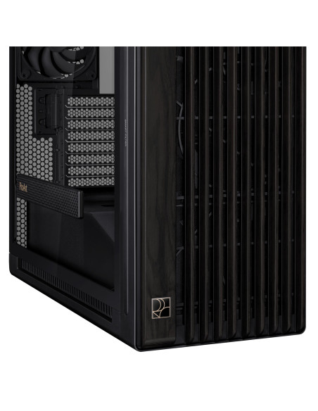 Case, ASUS, ProArt PA602 Wood Edition - Tempered Glass Panel, MidiTower, Case product features Transparent panel, ATX, EATX, Mi