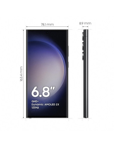 MOBILE PHONE GALAXY S23 ULTRA/8/256 BLACK SM-S918B SAMSUNG