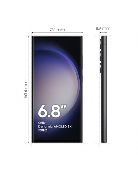 MOBILE PHONE GALAXY S23 ULTRA/8/256 BLACK SM-S918B SAMSUNG