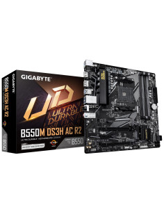 Mainboard, GIGABYTE, AMD B550, SAM4, Micro-ATX, Memory DDR4, Memory slots 4, B550MDS3HACR2
