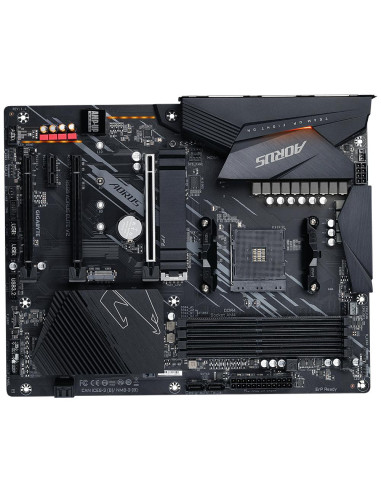 Mainboard, GIGABYTE, AMD B550, SAM4, ATX, Memory DDR4, Memory slots 4, 1xPCI-Express 16x, 2xPCI-Express 3.0 1x, 1xPCI-Express 3