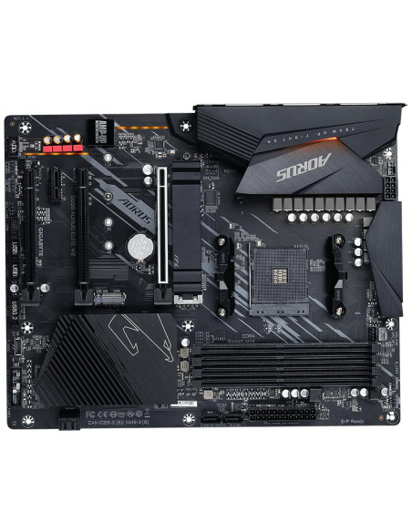 Mainboard, GIGABYTE, AMD B550, SAM4, ATX, Memory DDR4, Memory slots 4, 1xPCI-Express 16x, 2xPCI-Express 3.0 1x, 1xPCI-Express 3