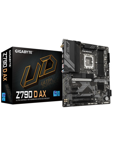 Mainboard, GIGABYTE, Intel Z790, LGA1700, ATX, Memory DDR5, Memory slots 4, Z790DAX1.1