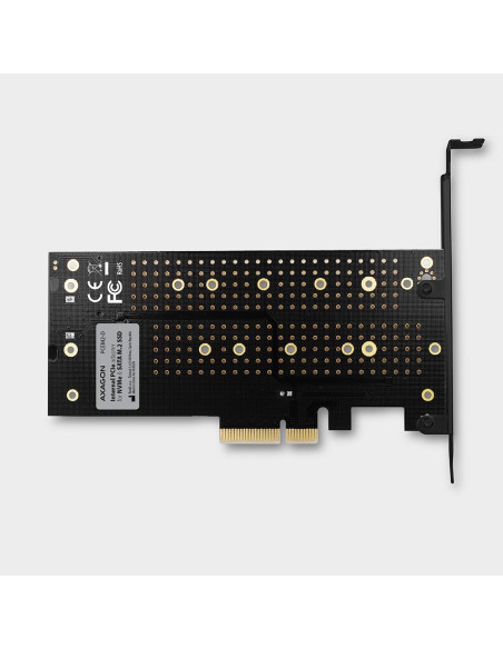 SSD ACC ADAPTER NVME/SATA/M.2/SP&LP PCEM2-D AXAGON