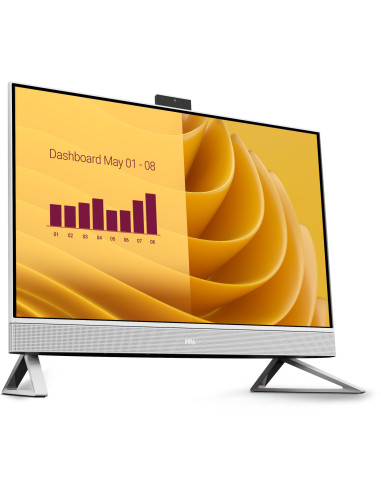 Monoblock PC, DELL, EC27250, Business, All in One, CPU Core 7, 150U, 1800 MHz, Screen 27", RAM 16GB, DDR5, 5200 MHz, SSD 512GB,