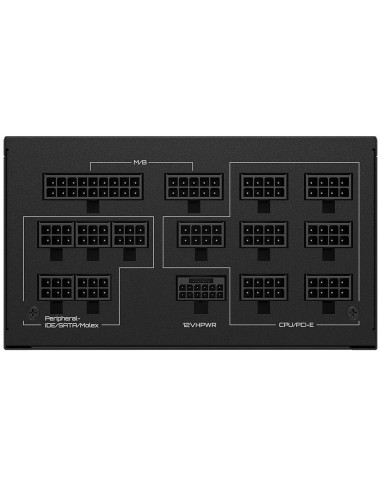 Power Supply, GIGABYTE, UD1300GM PG5, 1300 Watts, Efficiency 80 PLUS GOLD, PFC Active, MTBF 100000 hours, GP-UD1300GMPG5