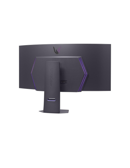 Monitor, LG, 45GX90SA-B, 45", Gaming/Curved/21 : 9, Swivel, Height adjustable, Tilt, Panel OLED, 3440x1440, 21:9, 240Hz, 0.03 m
