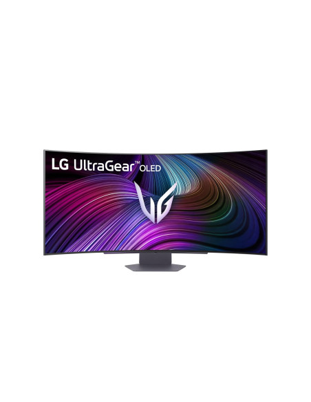 Monitor, LG, 45GX90SA-B, 45", Gaming/Curved/21 : 9, Swivel, Height adjustable, Tilt, Panel OLED, 3440x1440, 21:9, 240Hz, 0.03 m