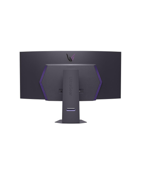 Monitor, LG, 45GX90SA-B, 45", Gaming/Curved/21 : 9, Swivel, Height adjustable, Tilt, Panel OLED, 3440x1440, 21:9, 240Hz, 0.03 m