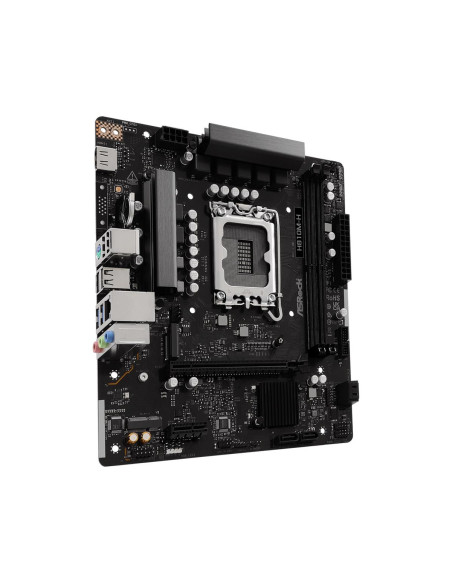 Mainboard, ASROCK, H810M-H, Intel H810, LGA 1851 (Socket V1), micro ATX, RAM DDR5-SDRAM, 2xSlots, 1xNumber of M.2 (M) slots, H8