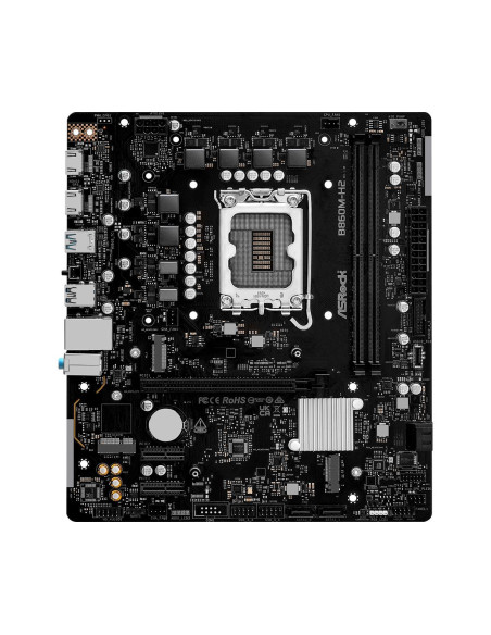 Mainboard, ASROCK, Intel B860 Express, LGA1851, Micro-ATX, Memory DDR5, Memory slots 2, B860M-H2