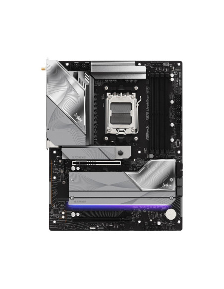 Mainboard, ASROCK, AMD X870, Socket AM5, ATX, RAM DDR5-SDRAM, 4xSlots, On-board graphics card Yes, Wi-Fi Yes, Bluetooth Yes, 1x