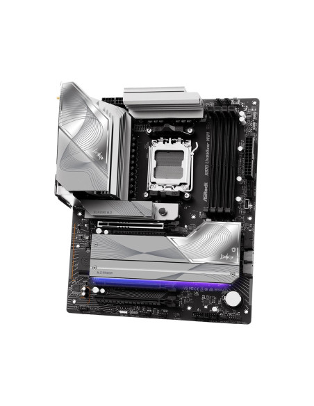 Mainboard, ASROCK, AMD X870, Socket AM5, ATX, RAM DDR5-SDRAM, 4xSlots, On-board graphics card Yes, Wi-Fi Yes, Bluetooth Yes, 1x