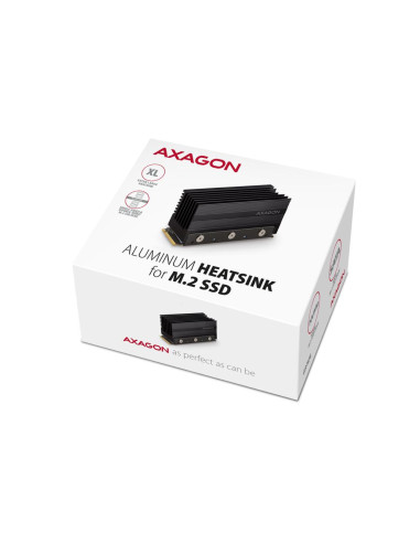 SSD ACC COOLER M.2 2280/36MM CLR-M2XL AXAGON