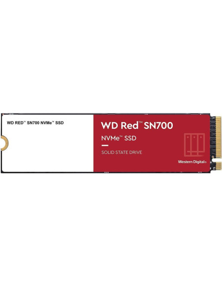 SSD, WESTERN DIGITAL, Red SN700, 2TB, M.2, PCIE, NVMe, Write speed 2900 MBytes/sec, Read speed 3400 MBytes/sec, WDS200T1R0C