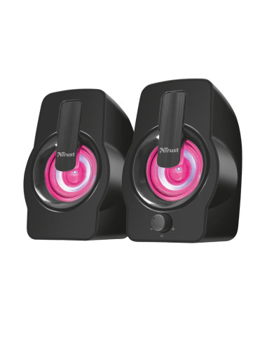 Speaker, TRUST, Gemi RGB, P.M.P.O. 12 Watts, 1xAudio-In, Black, 22948