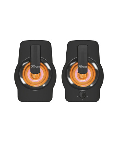Speaker, TRUST, Gemi RGB, P.M.P.O. 12 Watts, 1xAudio-In, Black, 22948