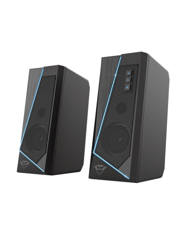 Speaker, TRUST, GXT 609 Zoxa RGB Illuminated Speaker Set, 1xUSB 2.0, Black, 24070