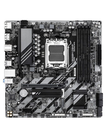 Mainboard, GIGABYTE, AMD B650, SAM5, Micro-ATX, Memory DDR5, Memory slots 4, B650MD3HP1.3