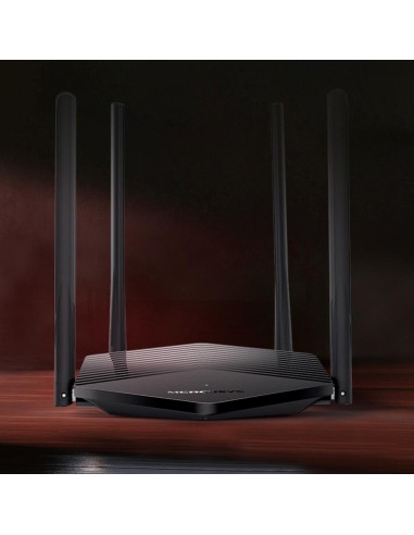 Wireless Router, MERCUSYS, 1500 Mbps, Wi-Fi 6, IEEE 802.11a/b/g, IEEE 802.11n, IEEE 802.11ac, IEEE 802.11ax, 3x10/100/1000M, LA