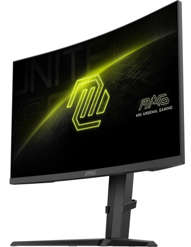 LCD Monitor, MSI, MAG 275CQRF QD E2, 27", Gaming/Curved, Swivel, Height adjustable, Tilt, Matte, Panel VA, 2560x1440, 16:9, 180