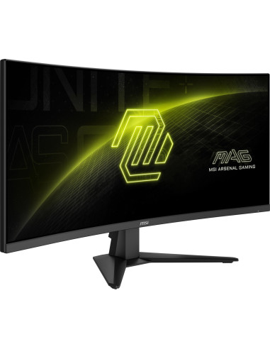 LCD Monitor, MSI, MAG 346CQ, 34", Gaming/Curved, Panel VA, 3440x1440, 16:9, 180 Hz, 1 ms, MAG346CQ