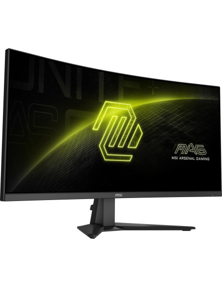LCD Monitor, MSI, MAG 346CQ, 34", Gaming/Curved, Panel VA, 3440x1440, 16:9, 180 Hz, 1 ms, MAG346CQ