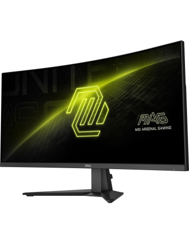 LCD Monitor, MSI, MAG 346CQ, 34", Gaming/Curved, Panel VA, 3440x1440, 16:9, 180 Hz, 1 ms, MAG346CQ