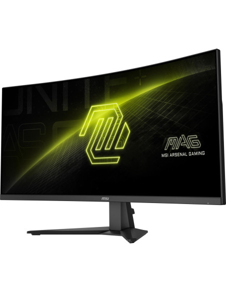 LCD Monitor, MSI, MAG 346CQ, 34", Gaming/Curved, Panel VA, 3440x1440, 16:9, 180 Hz, 1 ms, MAG346CQ