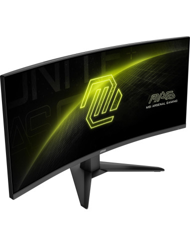 LCD Monitor, MSI, MAG 346CQ, 34", Gaming/Curved, Panel VA, 3440x1440, 16:9, 180 Hz, 1 ms, MAG346CQ