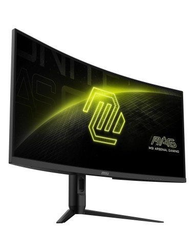 LCD Monitor, MSI, MAG 342CQR E2, 34", Gaming/Curved/21 : 9, Panel VA, 3440x1440, 21:9, 180 ??, 1 ms, MAG342CQRE2