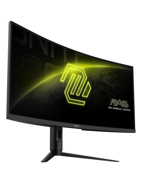 LCD Monitor, MSI, MAG 342CQR E2, 34", Gaming/Curved/21 : 9, Panel VA, 3440x1440, 21:9, 180 ??, 1 ms, MAG342CQRE2
