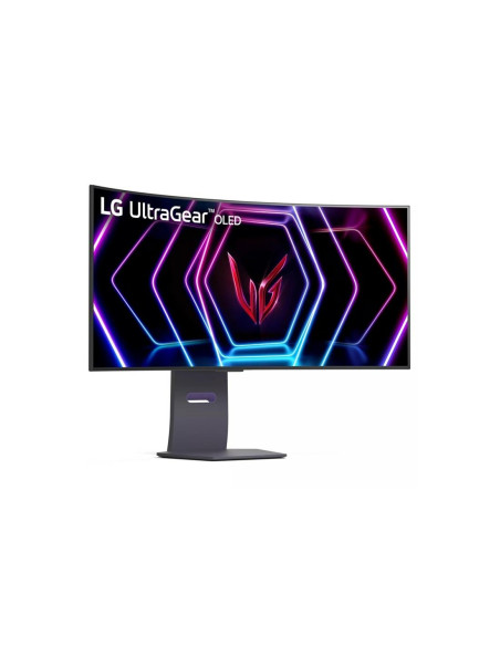 Monitor, LG, 39GS95QE-B, 39", Gaming/Curved/21 : 9, Panel OLED, 3440x1440, 21:9, 240Hz, Matte, 0.03 ms, Swivel, Height adjustab