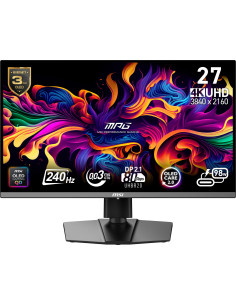 Monitor, MSI, MPG 272URX QD-OLED, 27", Gaming/4K, Matte, Panel QD-OLED, 3840x2160, 16:9, 240 ??, 0.03 ms, Swivel, Pivot, Height