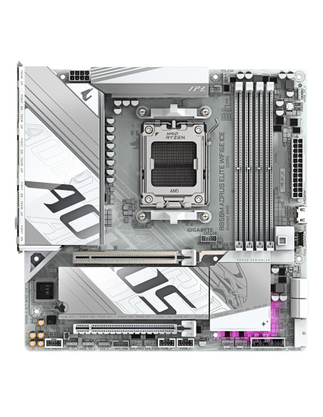Mainboard, GIGABYTE, AMD B850, SAM5, Micro-ATX, Memory DDR5, Memory slots 4, B850MAELTWF6EICE1.1