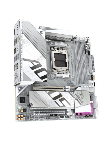 Mainboard, GIGABYTE, AMD B850, SAM5, Micro-ATX, Memory DDR5, Memory slots 4, B850MAELTWF6EICE1.1
