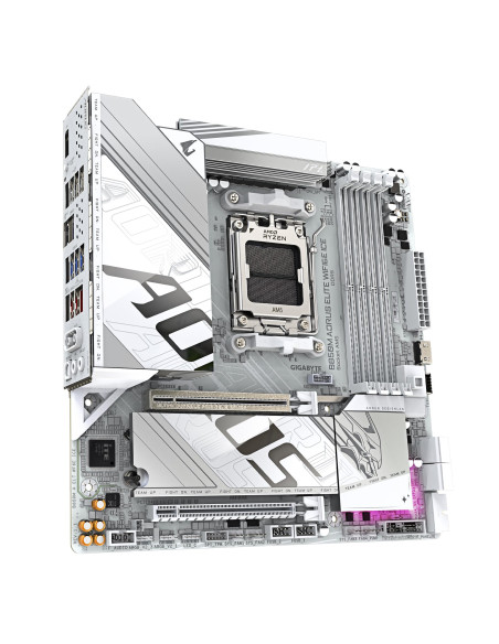 Mainboard, GIGABYTE, AMD B850, SAM5, Micro-ATX, Memory DDR5, Memory slots 4, B850MAELTWF6EICE1.1
