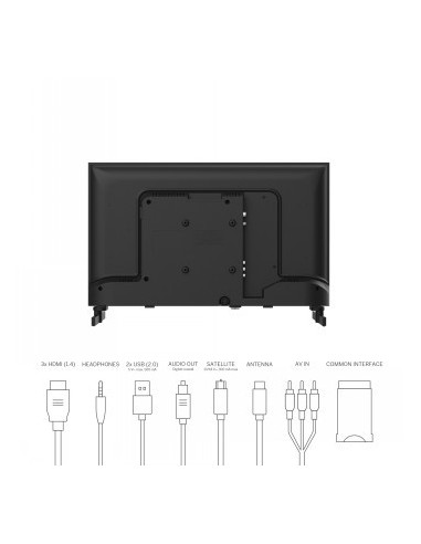 THOMSON TV 24 HD TV BLACK