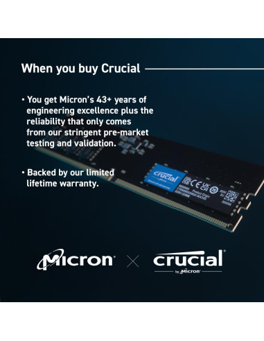 MEMORY DIMM 32GB DDR5-5600/CT32G56C46U5 CRUCIAL