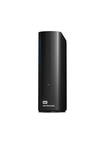 External HDD, WESTERN DIGITAL, Elements Desktop, 10TB, USB 3.0, Drives 1, Black, WDBWLG0100HBK-EESN