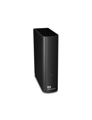 External HDD, WESTERN DIGITAL, Elements Desktop, 10TB, USB 3.0, Drives 1, Black, WDBWLG0100HBK-EESN