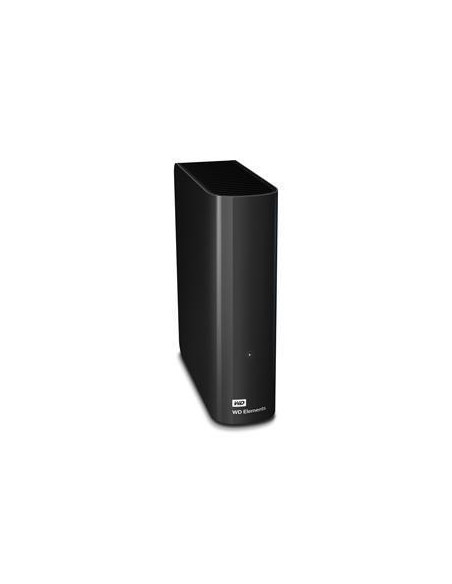 External HDD, WESTERN DIGITAL, Elements Desktop, 10TB, USB 3.0, Drives 1, Black, WDBWLG0100HBK-EESN