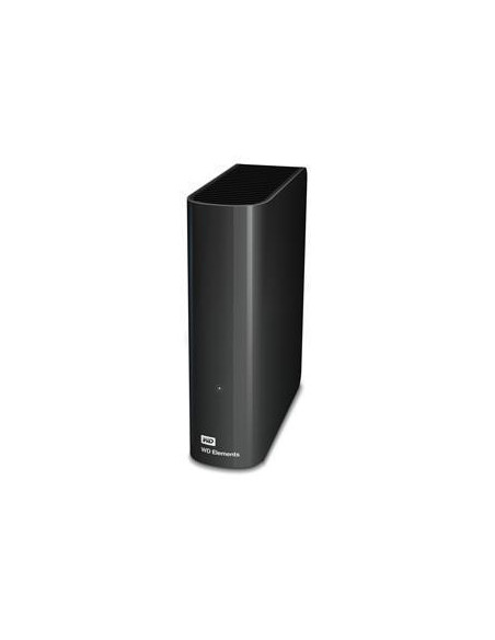 External HDD, WESTERN DIGITAL, Elements Desktop, 10TB, USB 3.0, Drives 1, Black, WDBWLG0100HBK-EESN