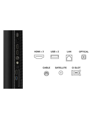 TV Set, TCL, 75 ", 4K Ultra HD, 3840 x 2160 pixels, Flat, 16:9, QLED, 75T69C