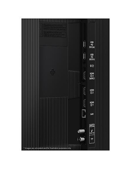 TV Set, SAMSUNG, 85", 4K/Smart, QLED, 3840x2160, Wireless LAN, Bluetooth, Tizen, Black, QE85Q8FAAUXXH