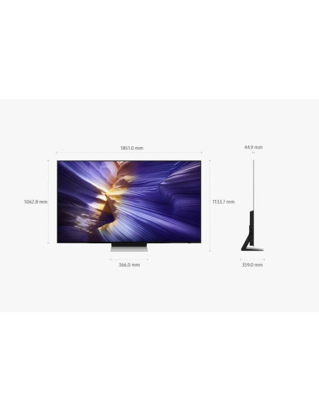 TV Set, SAMSUNG, 77 ", 4K Ultra HD, 3840 x 2160 pixels, Flat, 16:9, OLED, QE77S90FAEXXH