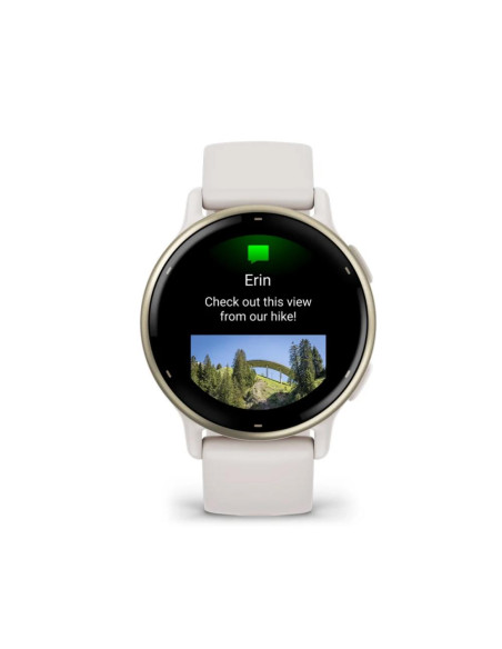 SMARTWATCH VIVOACTIVE 5/IVORY/GOLD 010-02862-11 GARMIN