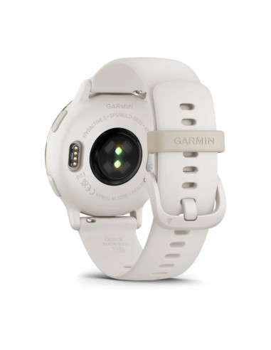 SMARTWATCH VIVOACTIVE 5/IVORY/GOLD 010-02862-11 GARMIN